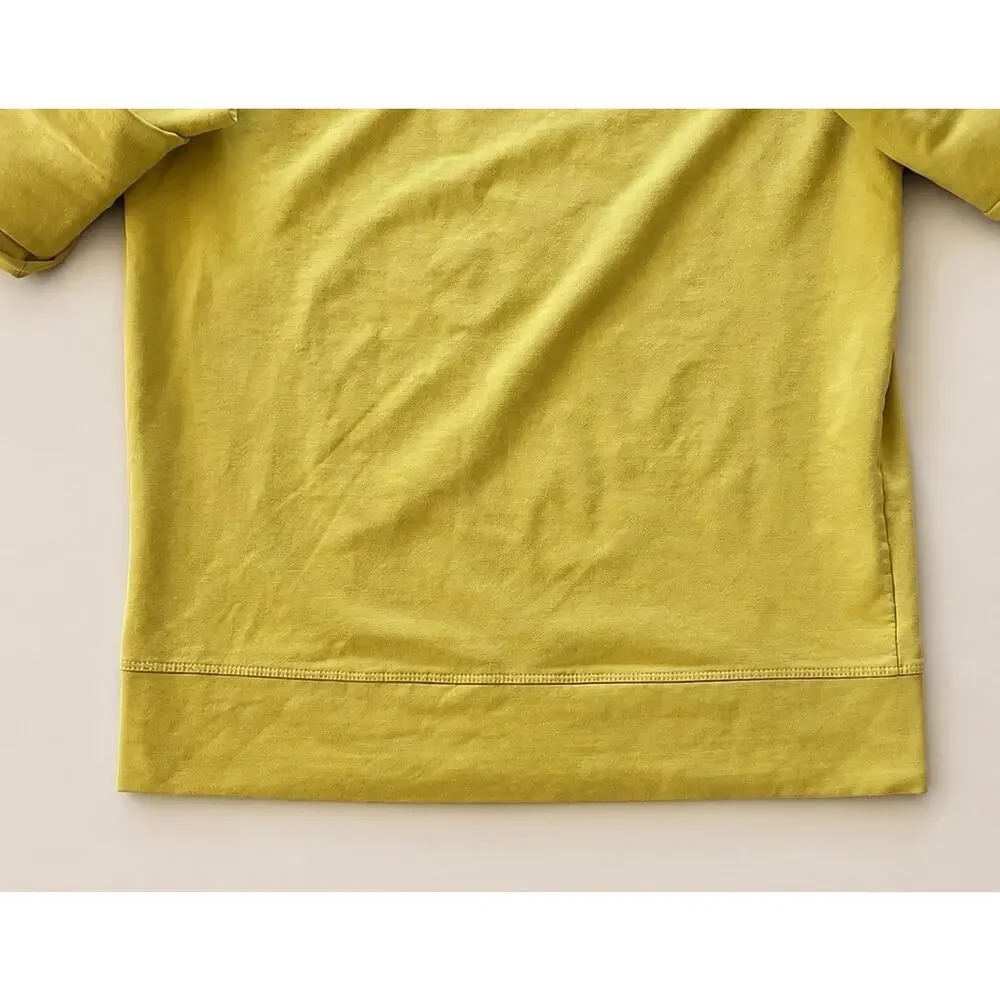 Gucci x adidas 2022 Trefoil Logo Heavy Long Sleeve T-Shirt Yellow Web Stripe M